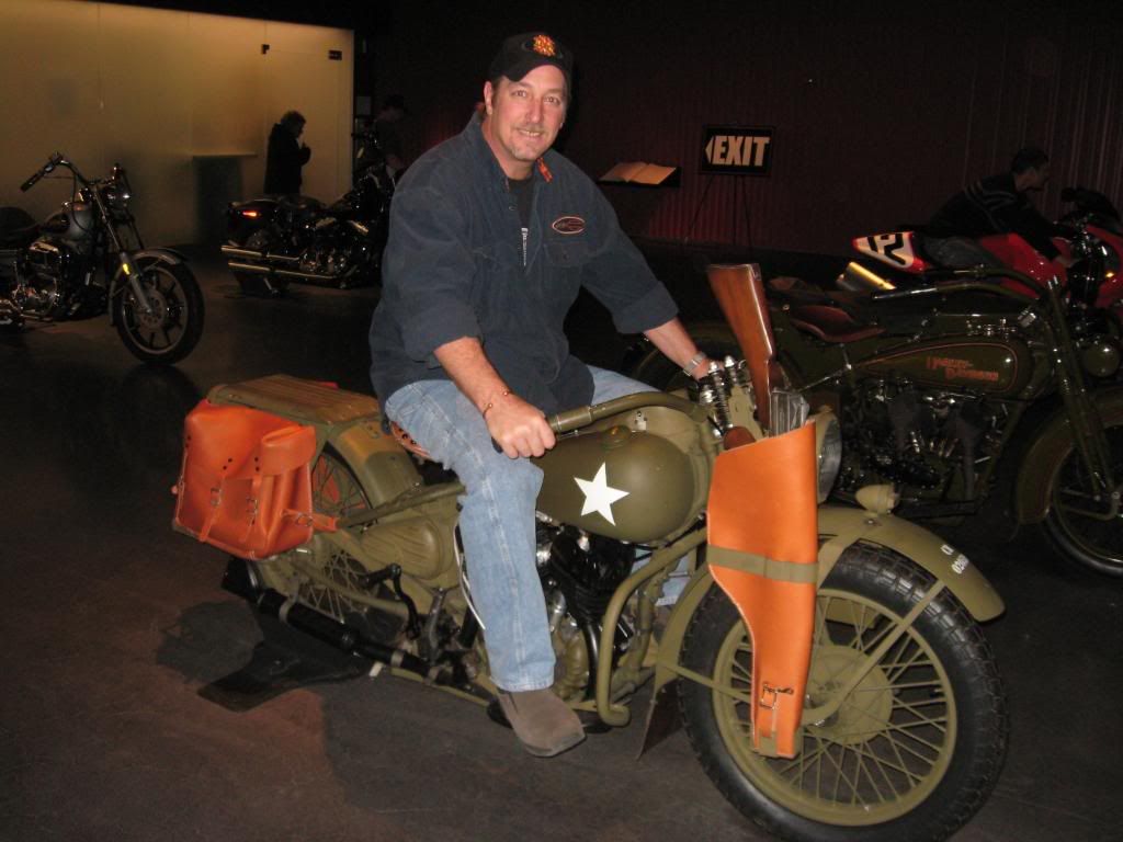 Us sitting on some older bikes. Rock Tumbling Hobby